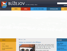 Tablet Screenshot of blizejov.cz